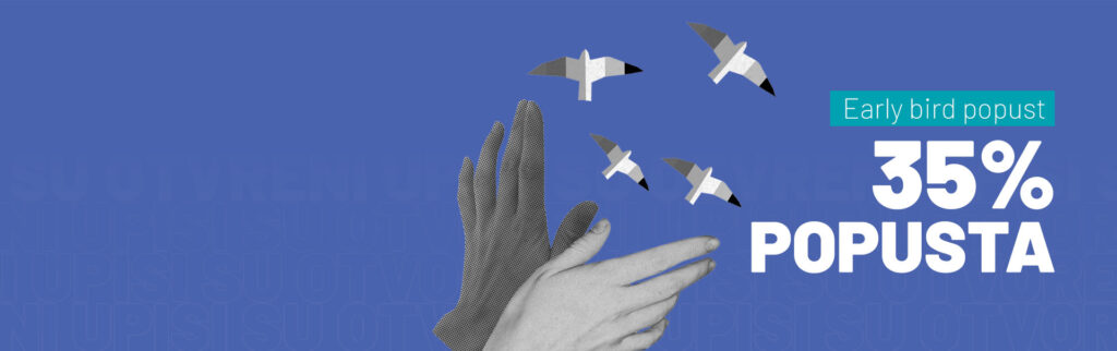 EARLY BIRD POPUST DO 35%